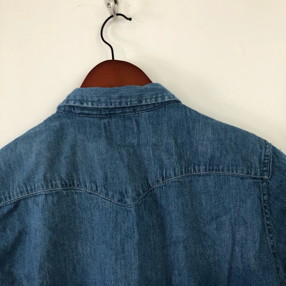 Levi's Western Pearl Snap short sleeve denim shirt - Picture 3 of 12